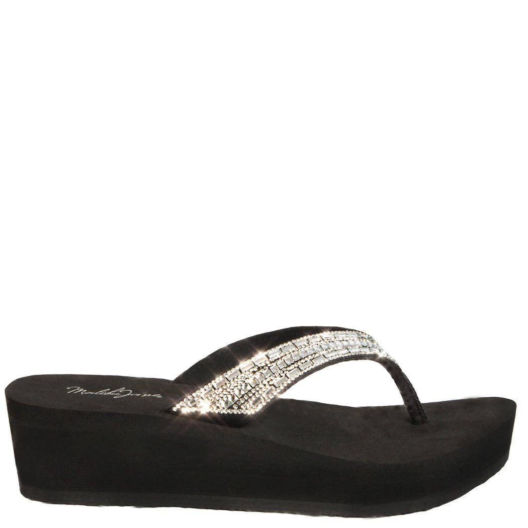 Brentwood Comet Black with Clear Crystal Strap