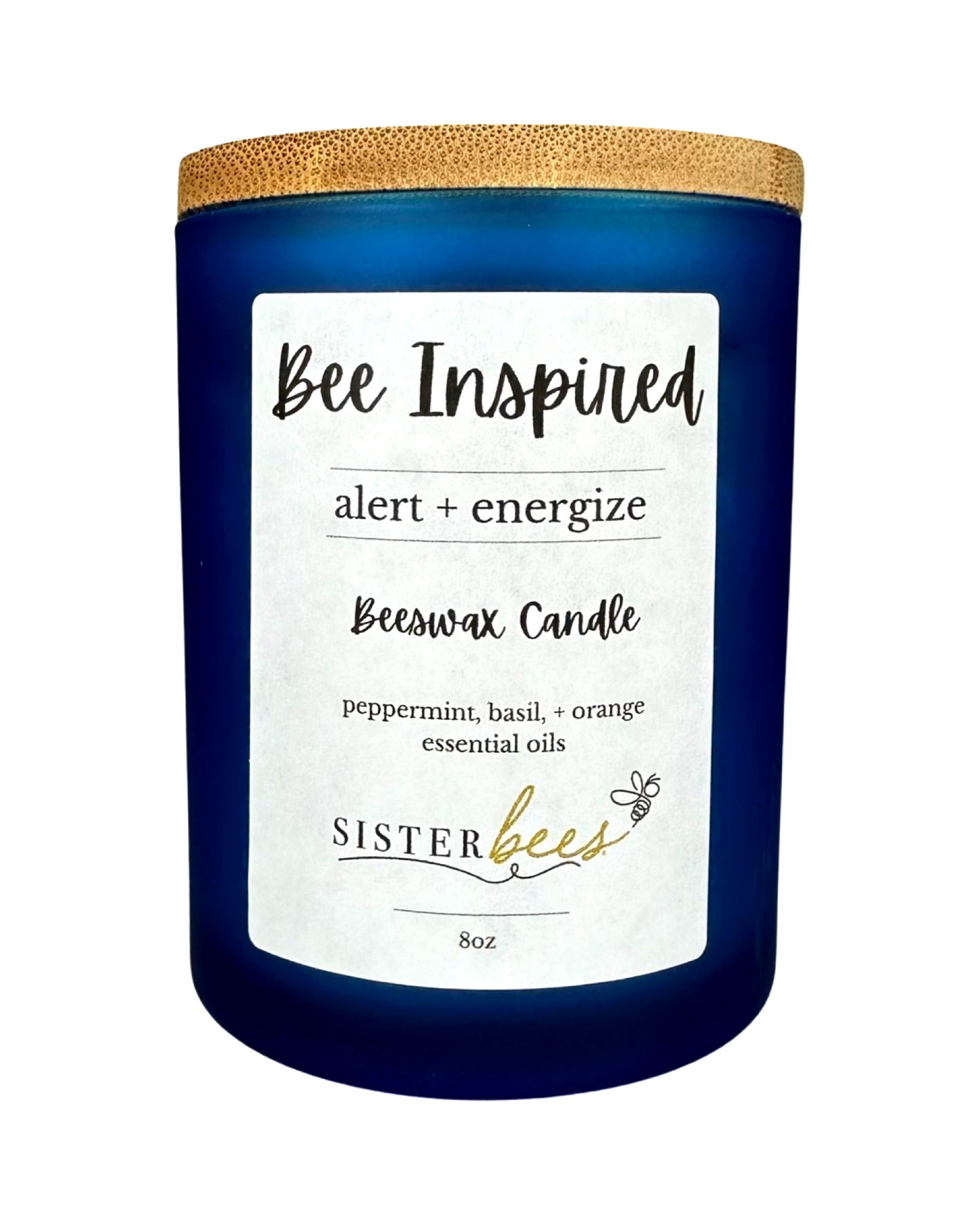 "Bee" Inspired - Alert + Energize - Glass + Bamboo