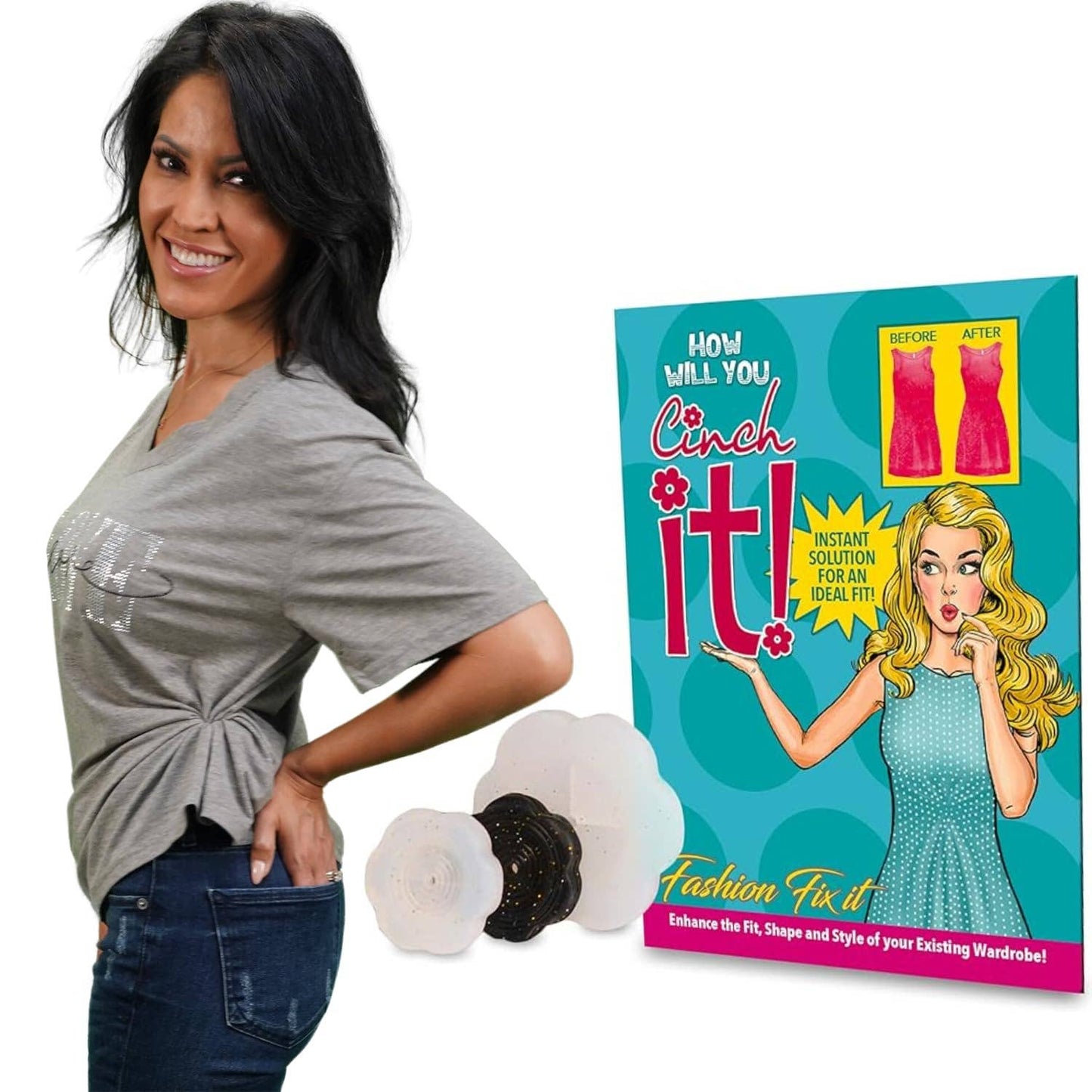 Cinch It! Style Clips 3pk