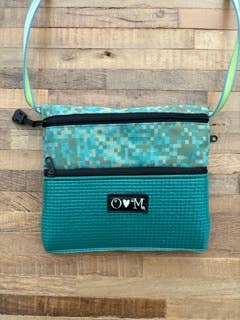 3 Zip Teal-Camo Bag
