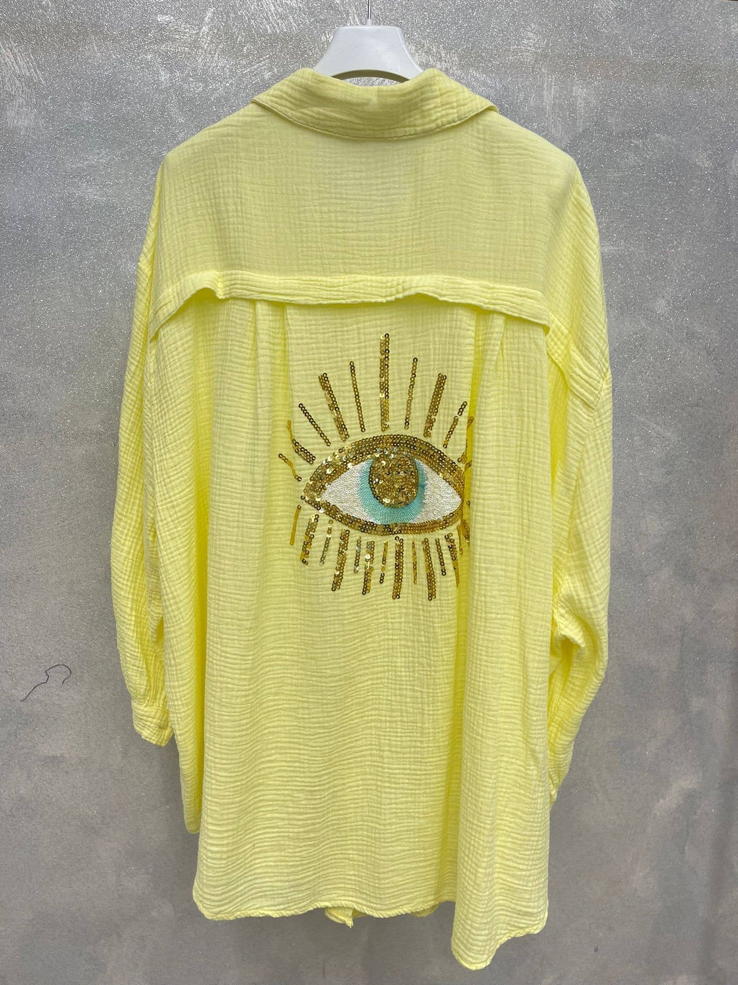 Oversized Evil Eye Shirt
