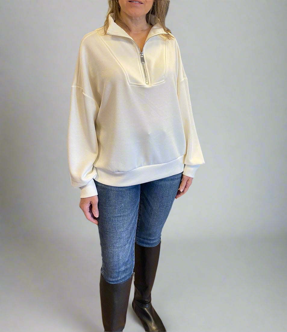 Cable Knit Top Cream