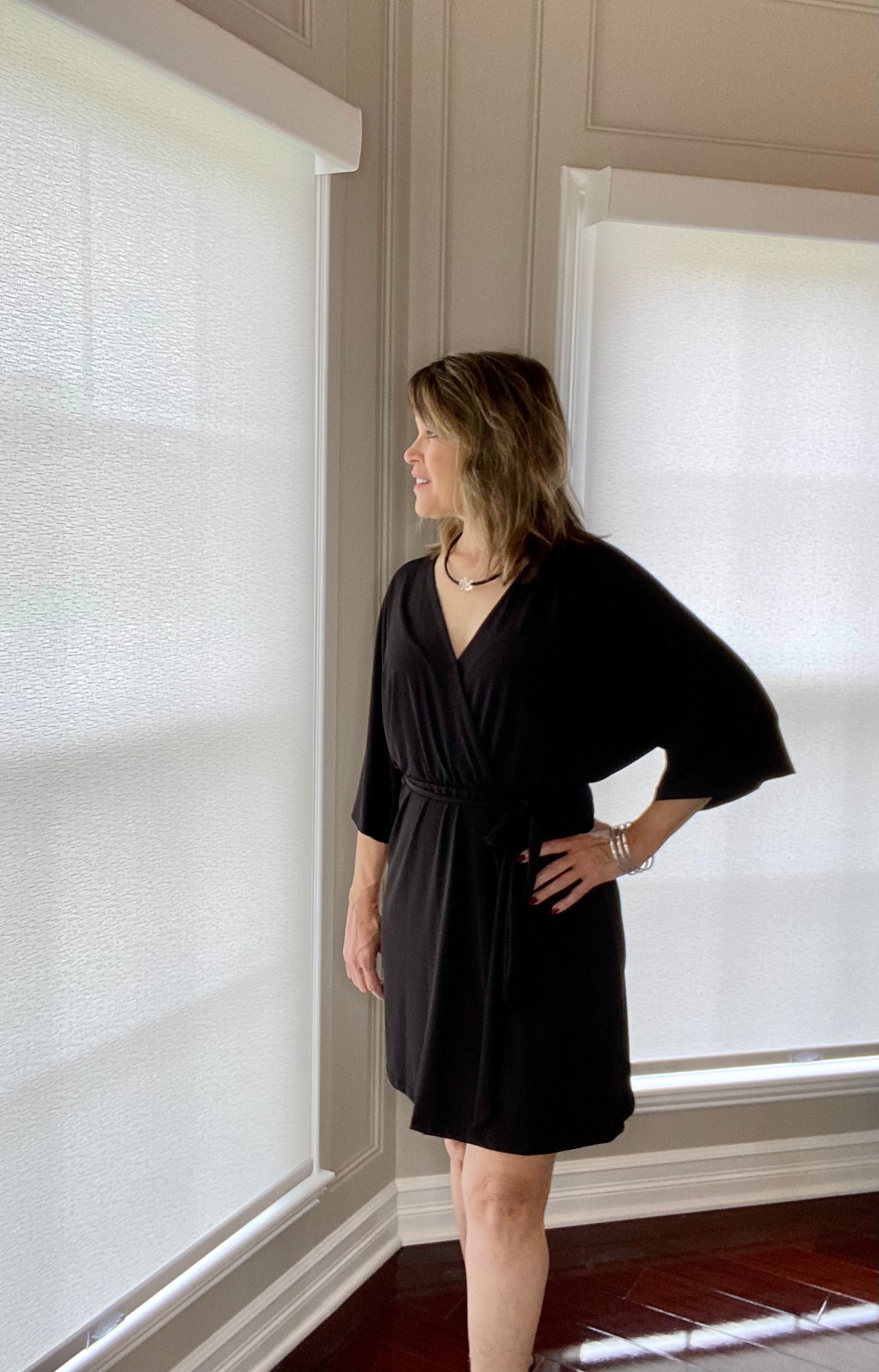 Kimono Style Dress W/Belt