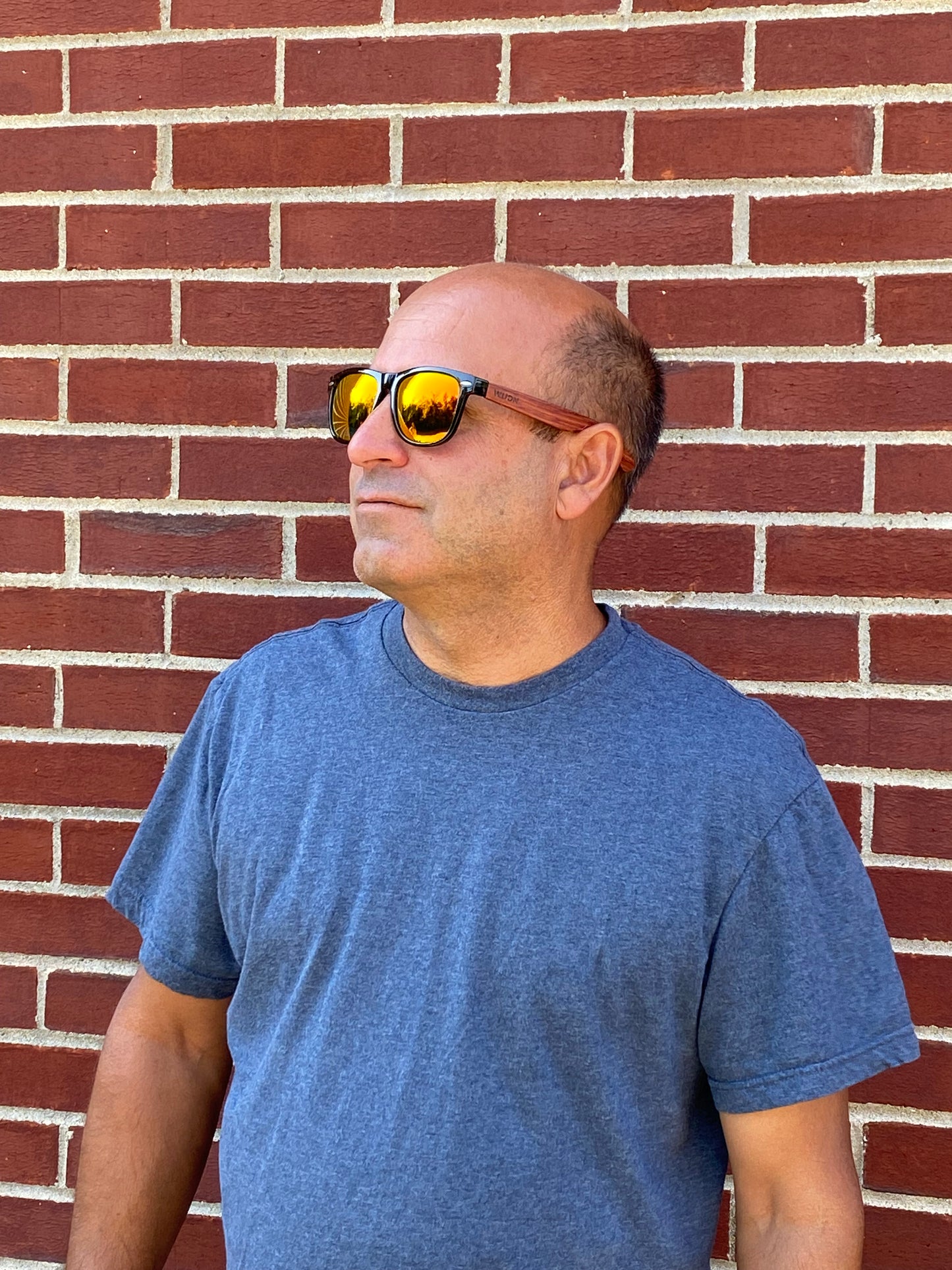 Real Wood Sunglasses-Rosewood Wanderer Red