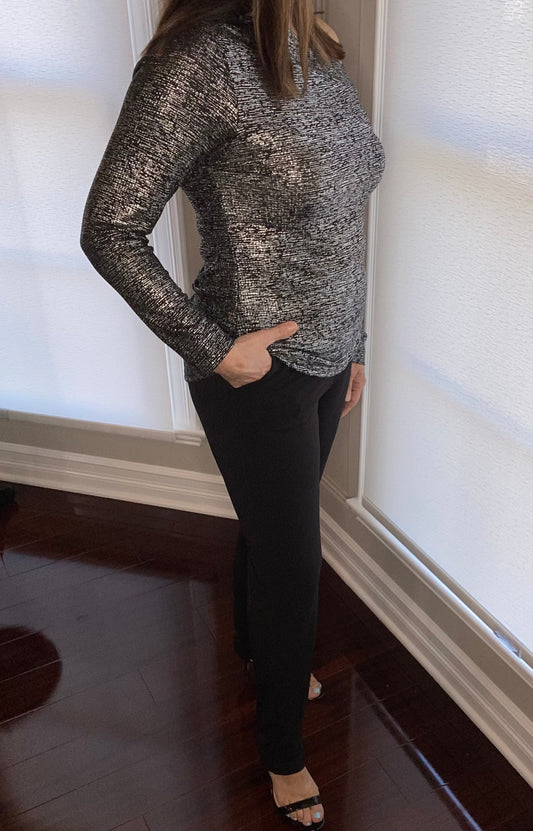 Straight Leg Pant W/Pockets