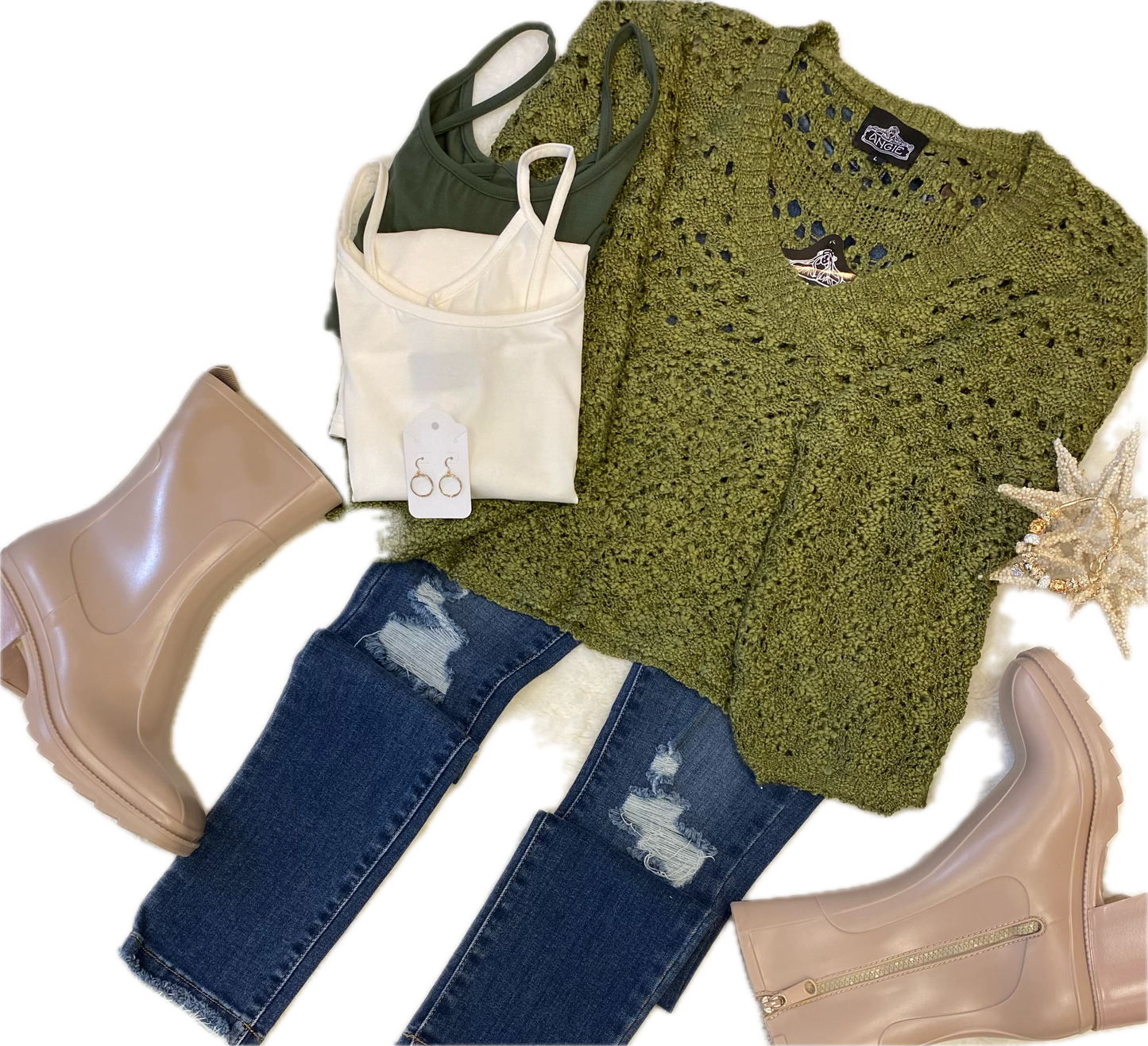 Open Knit Sweater