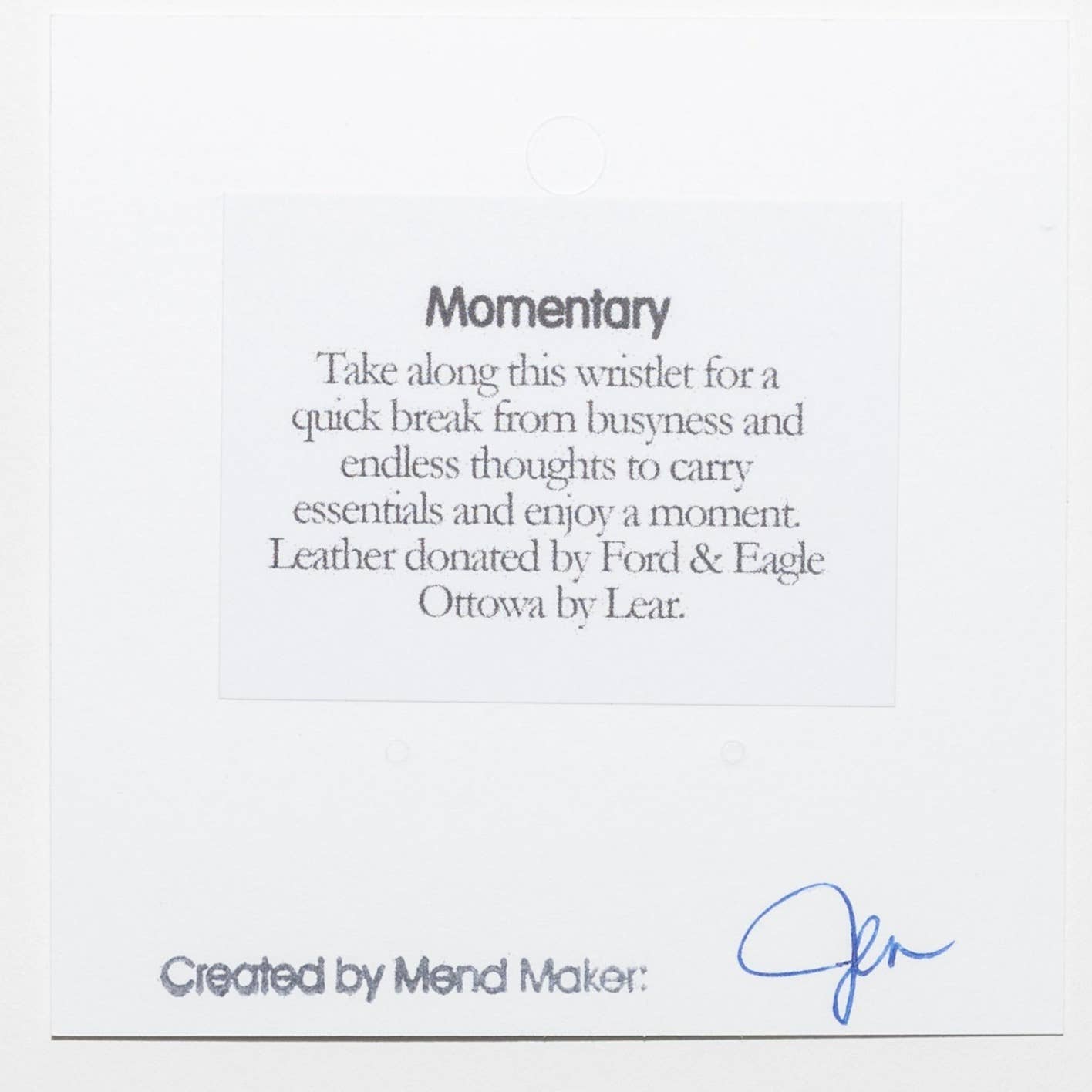 Momentary Wristlet