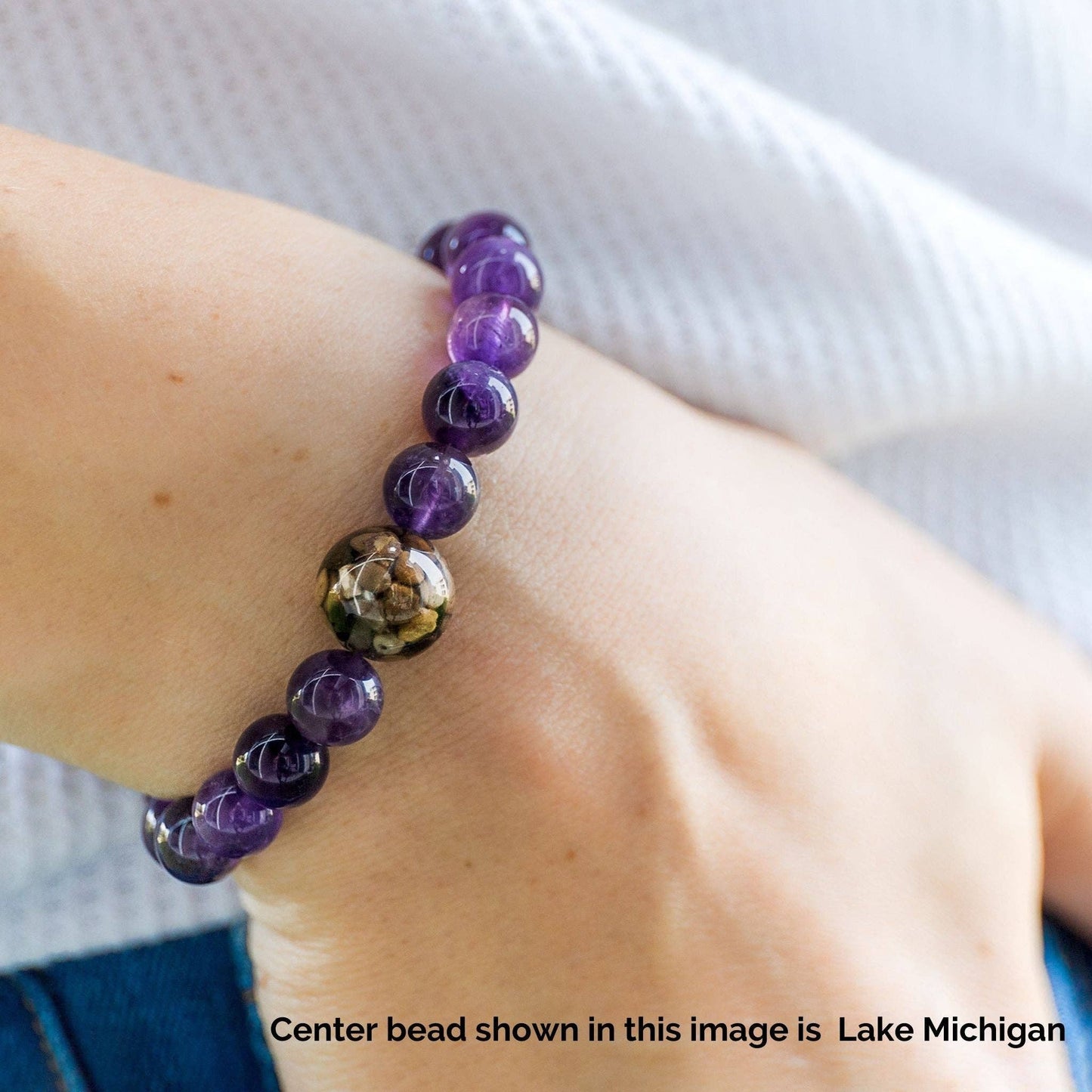 Lake Michigan Bracelet - Amethyst