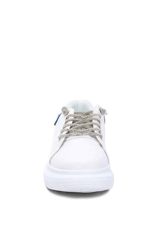 Jaxen Rhinestones Lace Up Sneakers *Online Exclusive*