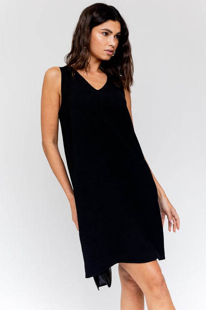 Sleeveless V-Neck Dress Online Exclusive