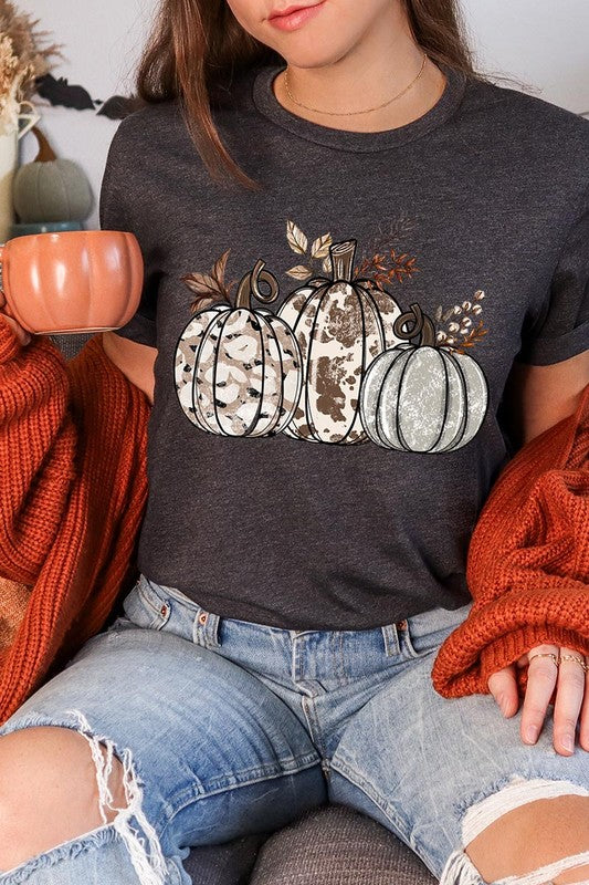 Animal Print Pumpkins Tee *Online Exclusive*