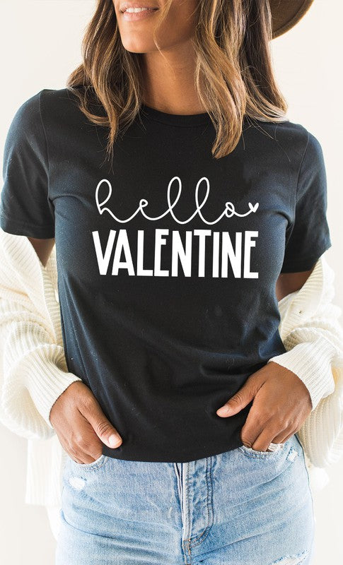 Hello Valentine Graphic Tee *Online Exclusive*