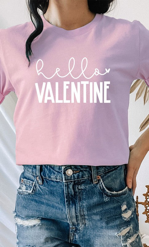 Hello Valentine Graphic Tee *Online Exclusive*