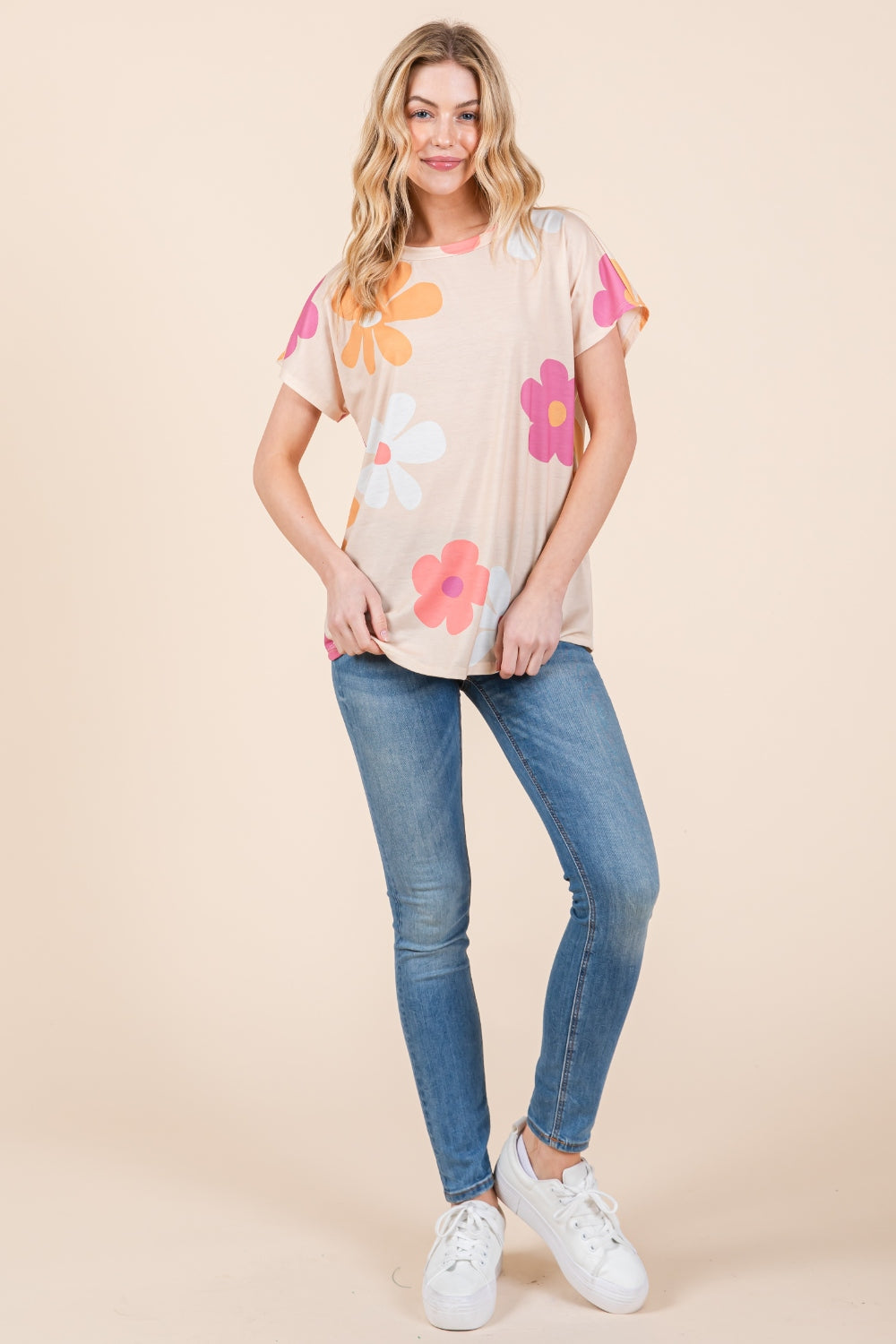 BOMBOM Floral Short Sleeve T-Shirt *Online Exclusive