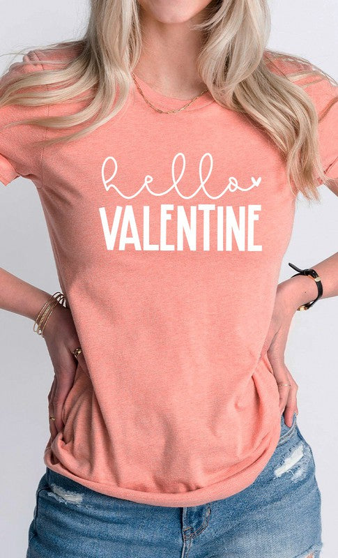 Hello Valentine Graphic Tee *Online Exclusive*