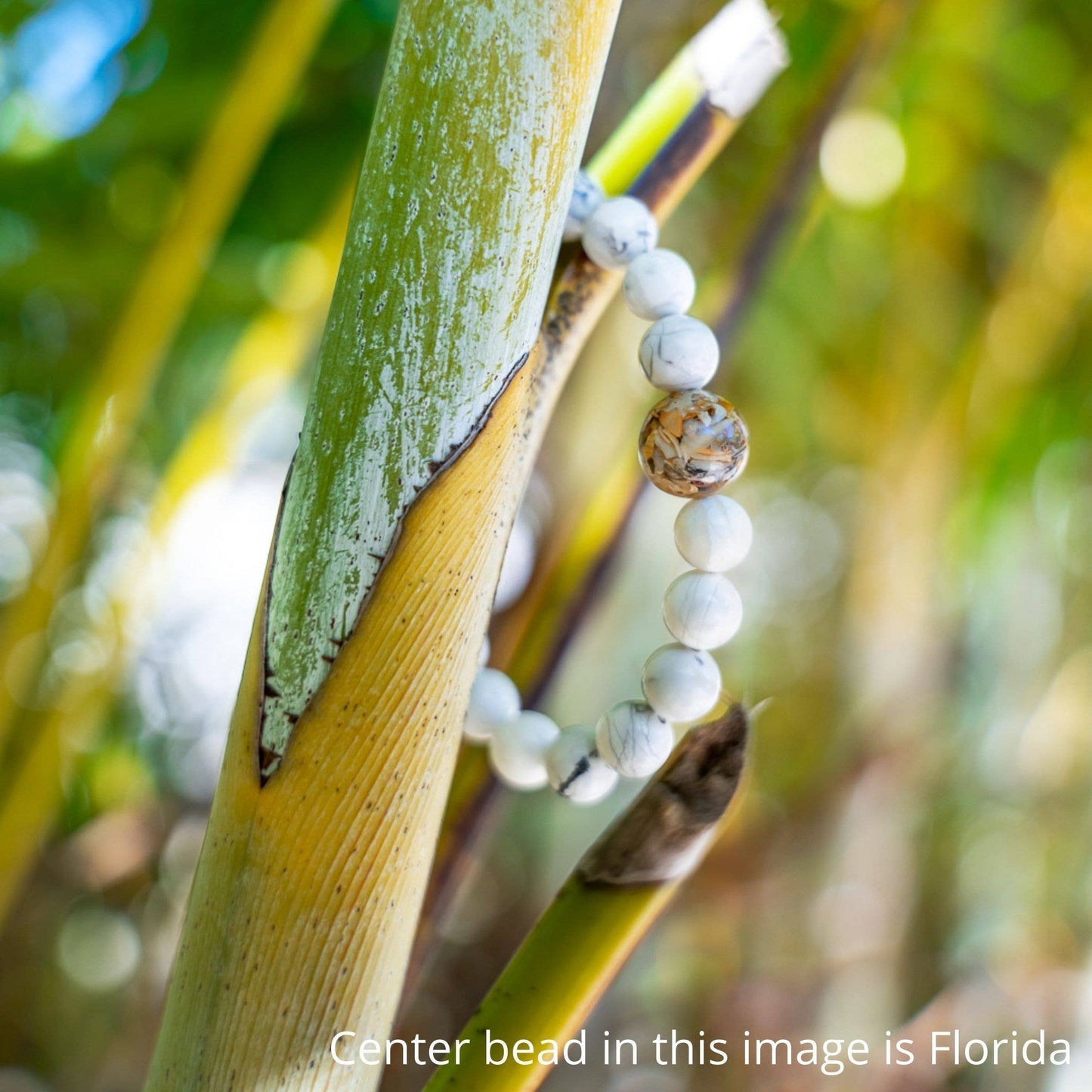 Lake Michigan Bracelet - White Howlite