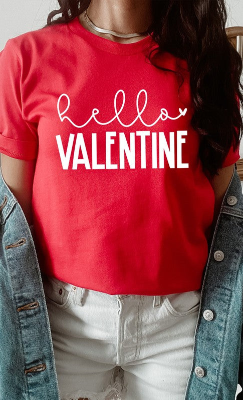 Hello Valentine Graphic Tee *Online Exclusive*