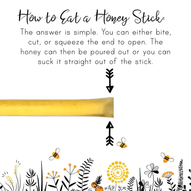 Honey Sticks with Sweet Sayings