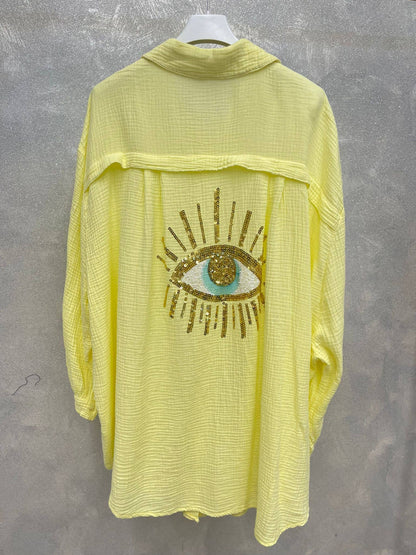 Oversized Evil Eye Shirt