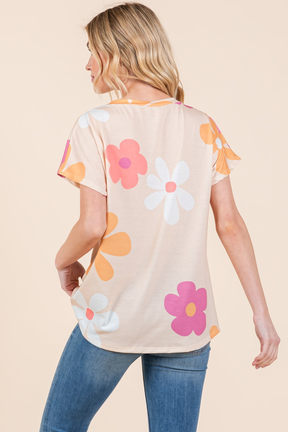 BOMBOM Floral Short Sleeve T-Shirt *Online Exclusive