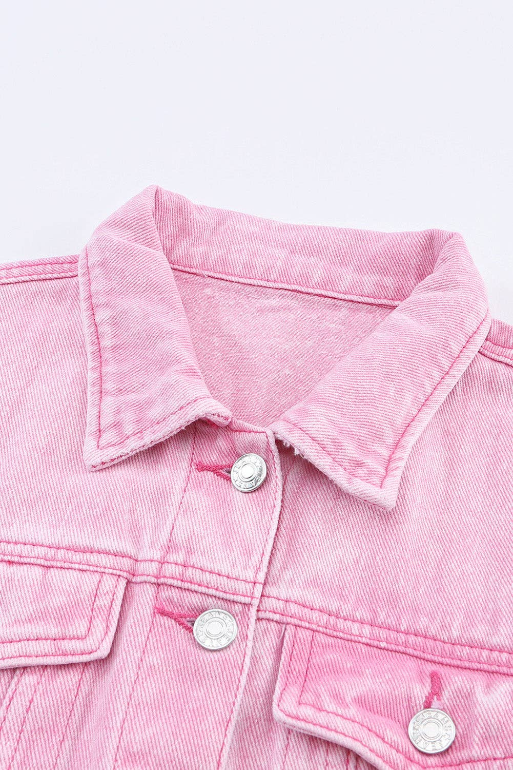 Celine Acid Wash Button Flap Pocket Denim Jacket