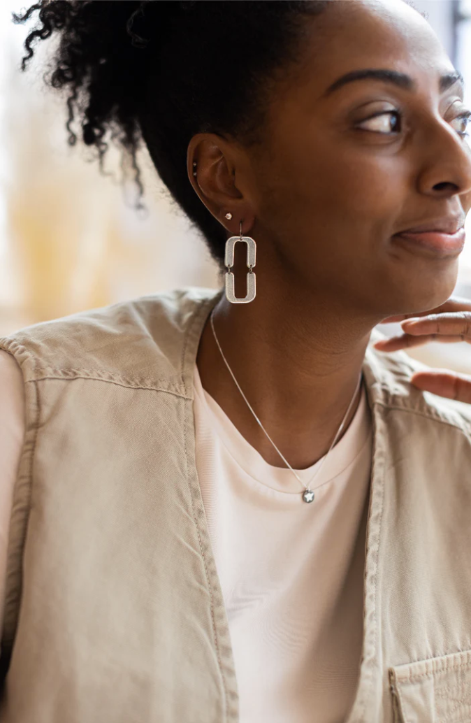 Positive Motion Stainless Steel Earrings