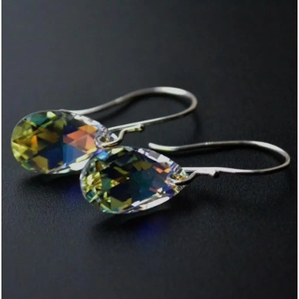 Briolette Earrings Crystal