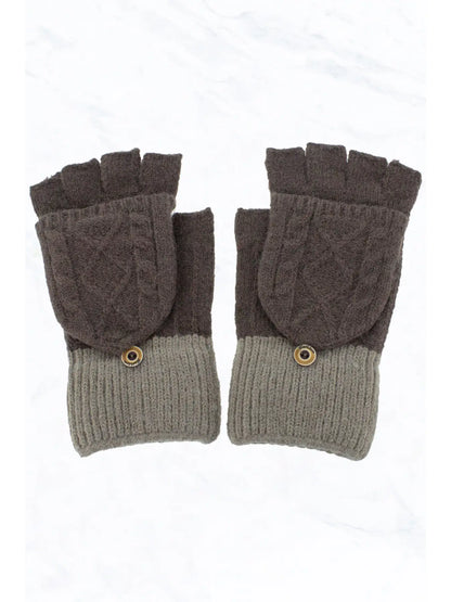 Fingerless w/Cover Women’s Gloves