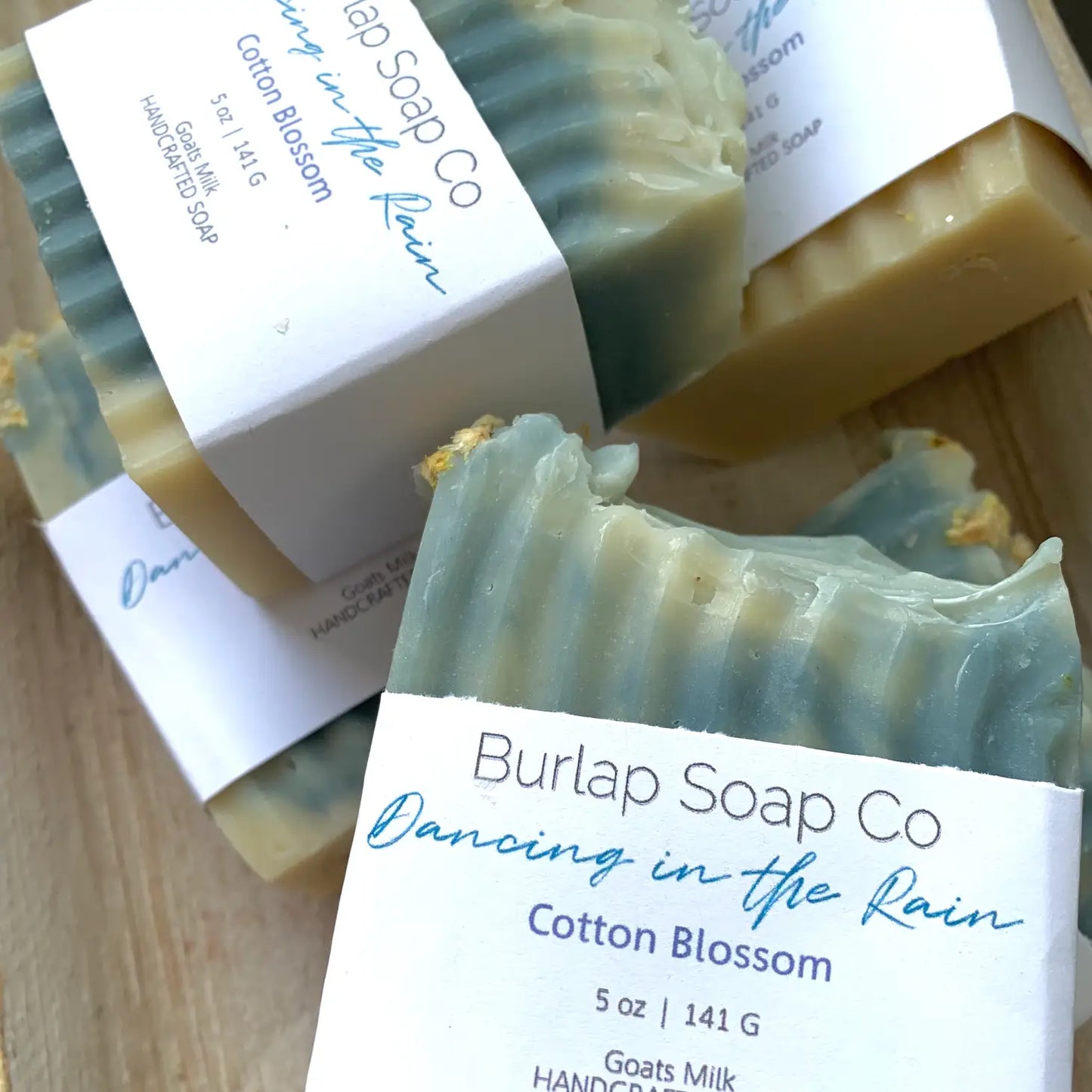 Dancing in the Rain Cotton Blossom Goats Milk Soap