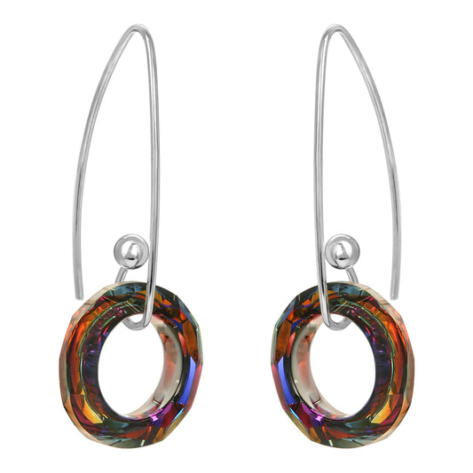 Marquis Halo Volcano Earrings