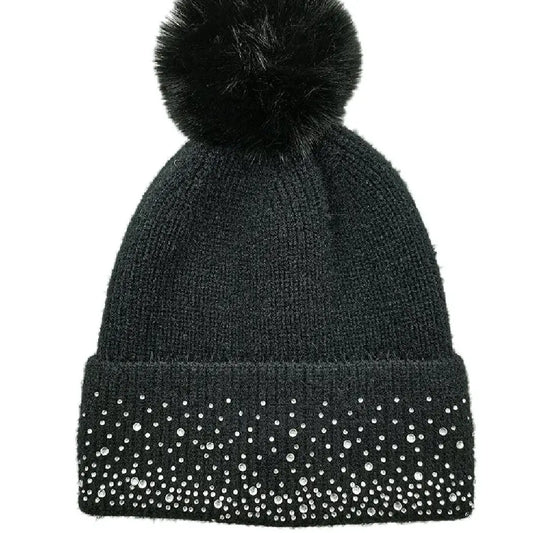 Crystal Black Beanie