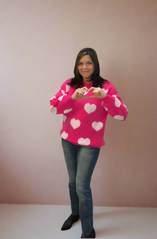 HEART SWEATER