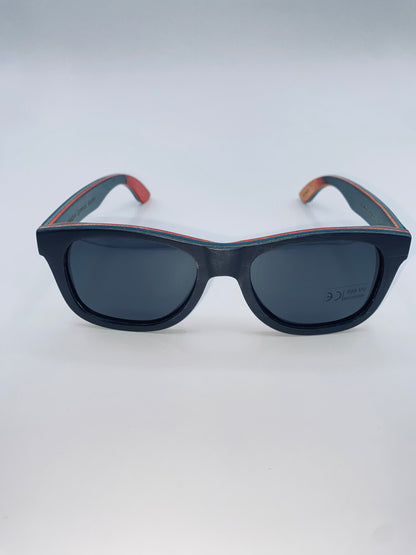 Recycled Skatedeck Sunglasses Ollie Black