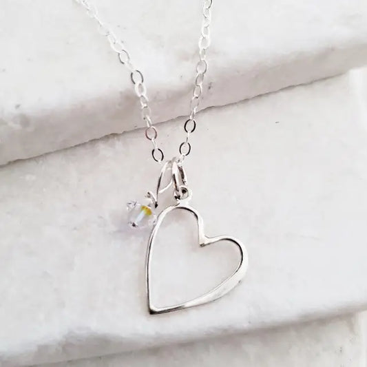 Open Your Heart Necklace Swarovski Element