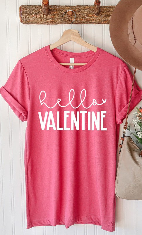 Hello Valentine Graphic Tee *Online Exclusive*