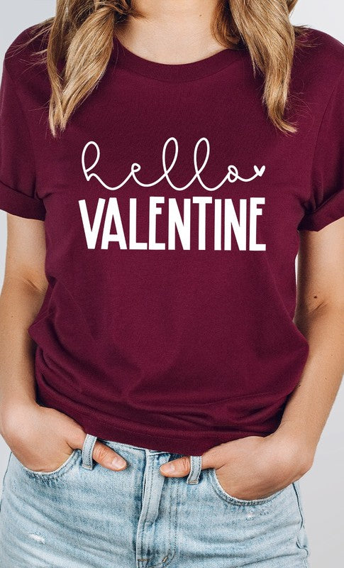 Hello Valentine Graphic Tee *Online Exclusive*