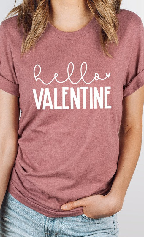 Hello Valentine Graphic Tee *Online Exclusive*