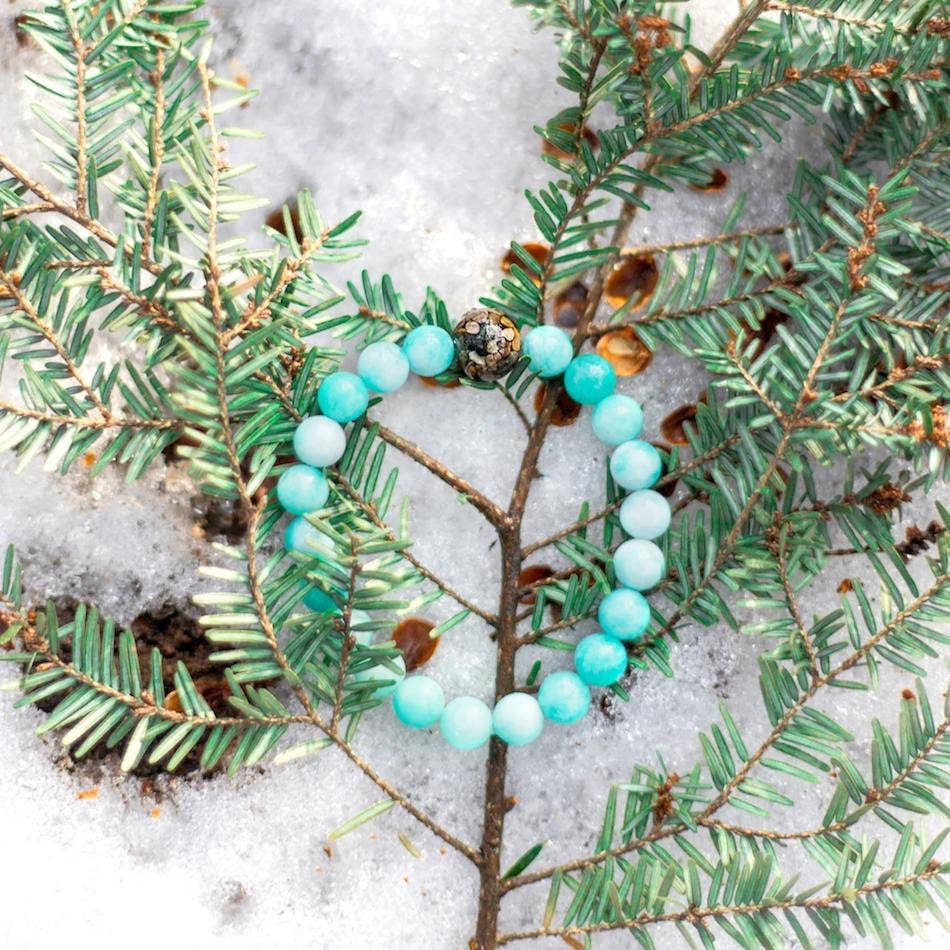 Lake Michigan Bracelet - Turquoise Jade