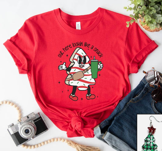 Looking Like A Snack Christmas Tee