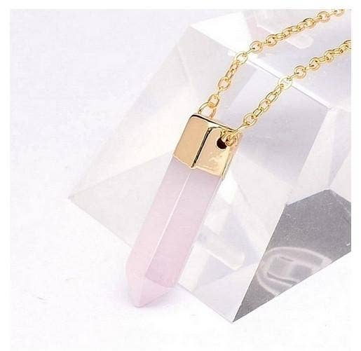 Rose Quartz Pendant Necklace