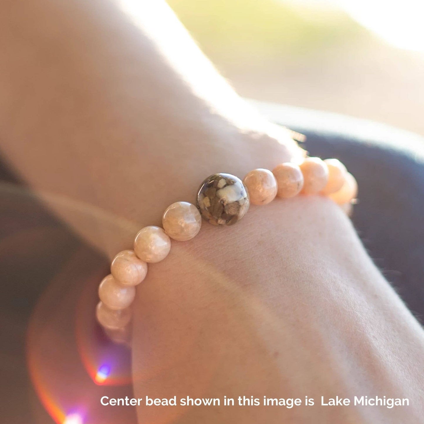 Lake Michigan Bracelet - Sunstone