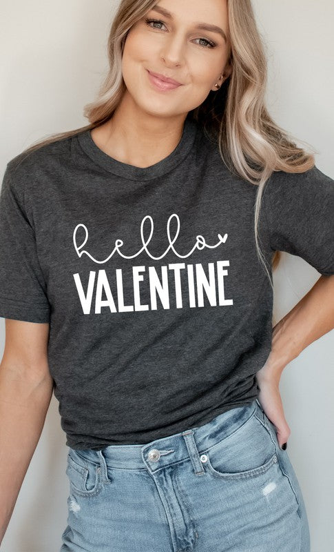 Hello Valentine Graphic Tee *Online Exclusive*